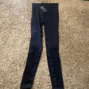 Black workout leggings